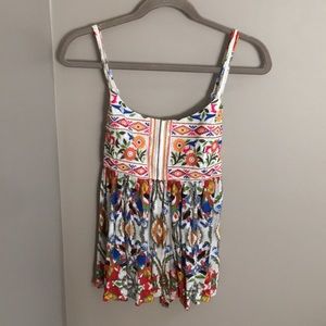 Anthropologie flower tank